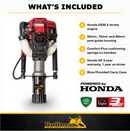 Bullmax Post Driver 4-Stroke Honda GX50 Heavy Duty BMPD-H80-2