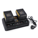 Bullmax Fast Double Battery Charger 36V Dual Quick PDB-DBL