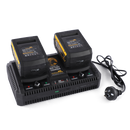 Bullmax Fast Double Battery Charger 36V Dual Quick PDB-DBL