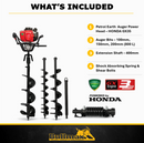 Bullmax Earth Auger 1-Person 4-Stroke Honda GX35 BMEACL-H35CL