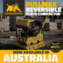 Bullmax Reversible Plate Compactor 13HP E-Start 870mm x 670mm BMRPC2500-BM400