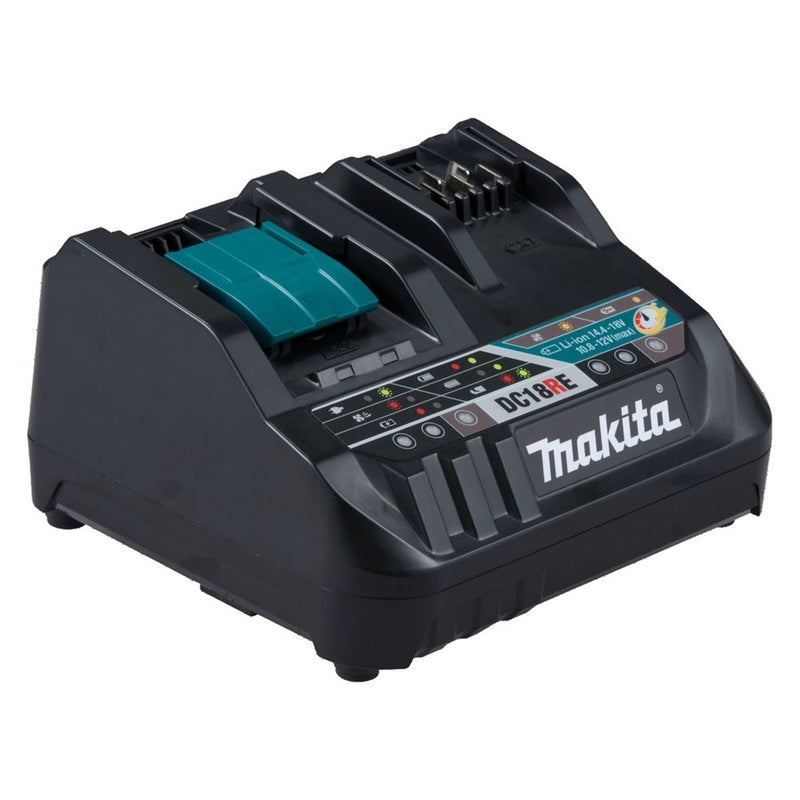 Makita 12V Max - 18V Dual Voltage Rapid Charger (DC18RE)