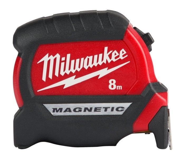 Milwaukee Compact Magnetic Tape Measure 8m