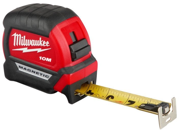 Milwaukee Compact Magnetic Tape Measure 10m