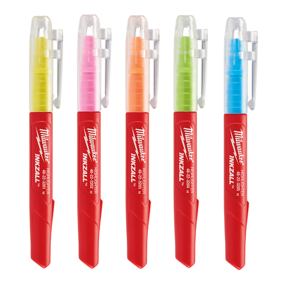 Milwaukee Inkzall Jobsite Highlight. Multi 5pk
