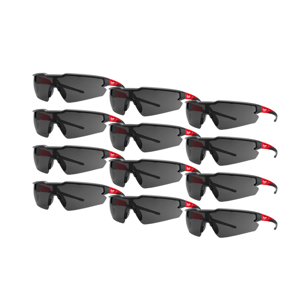 Milwaukee Tinted Safety Glasses - 12PK