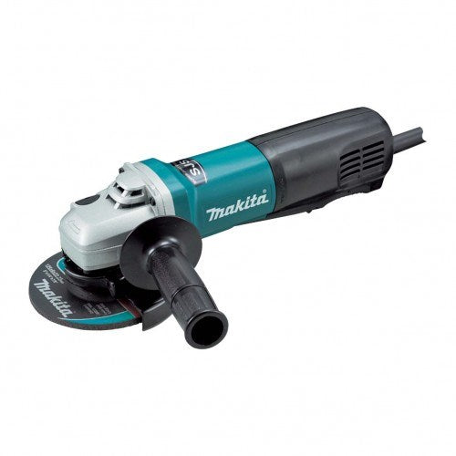 Makita 125mm (5") Angle Grinder, 1400W, Constant Speed Control, soft start, current limiter, SJS