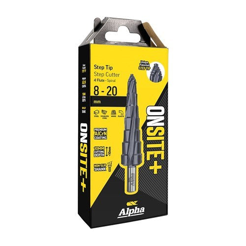 Alpha Onsite Plus Step Tip Step Cutter | 8-20mm