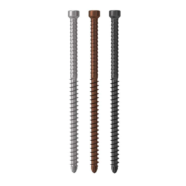 Anchormark Cladding Screw 316  Stainless 4.5mm x 37mm Black