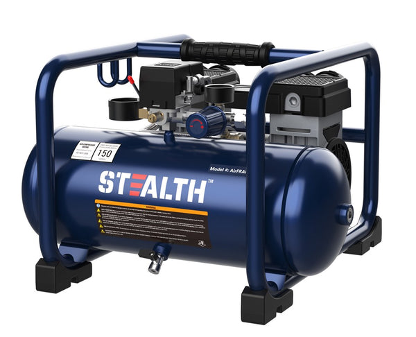 Stealth AirFRAMER 2HP 12L Ultra Quiet Oil-Free Air Compressor – 240V