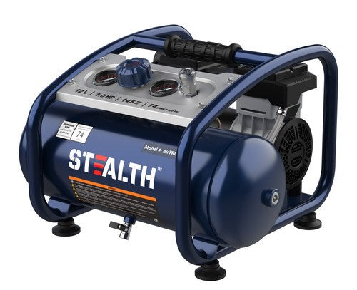 Stealth AirTRIMMER 1HP 12L Ultra Quiet Oil-Free Air Compressor – 240V