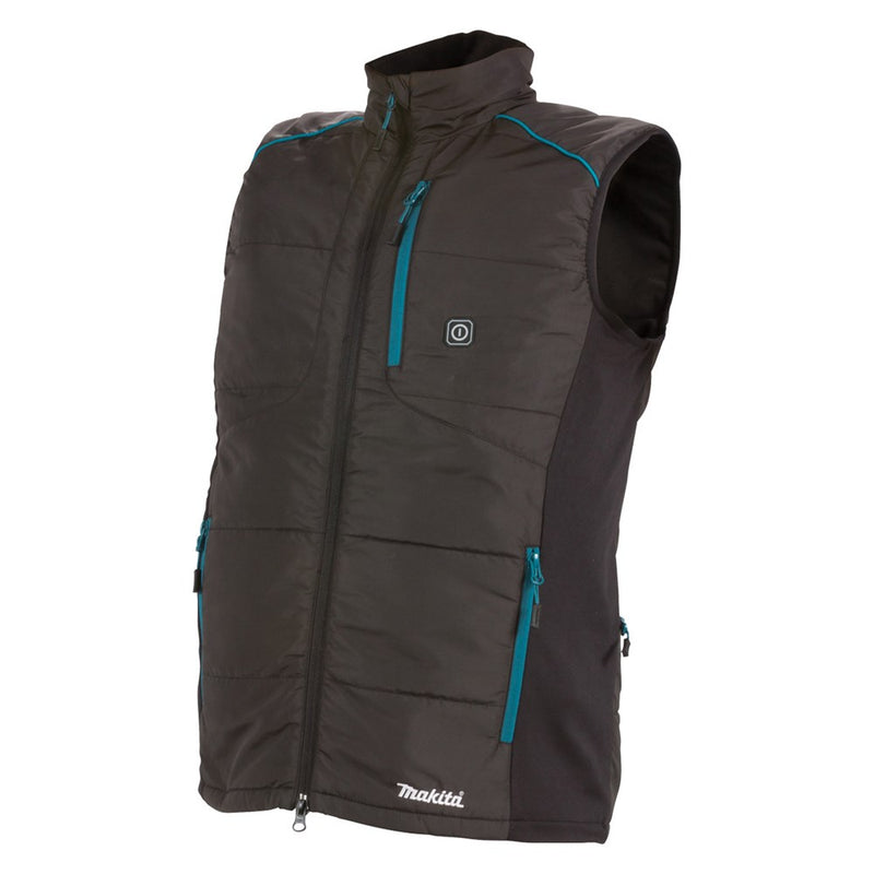 Makita 12V Max Heated Vest (XL) - Tool Only. Bonus 12v Max 1.5Ah Battery (BL1016) & Charger (DC10WD).