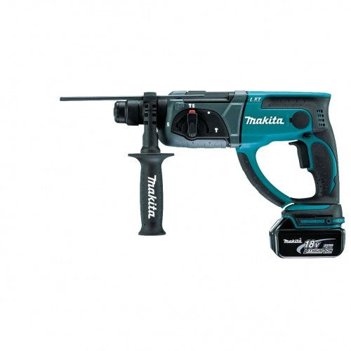 Makita 18V 20mm SDS Plus Rotary Hammer Kit - Includes 2 x 3.0Ah Batteries, Rapid Charger & Carry Case