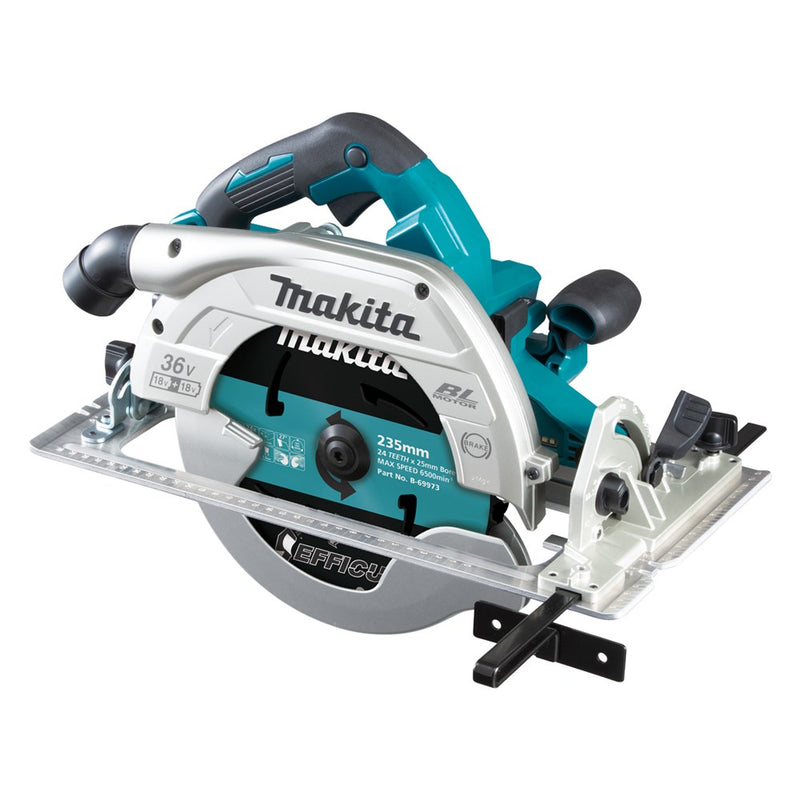 Makita 18Vx2 BRUSHLESS AWS* 235mm Circular Saw - Tool Only *AWS Receiver sold separately (198901-5)