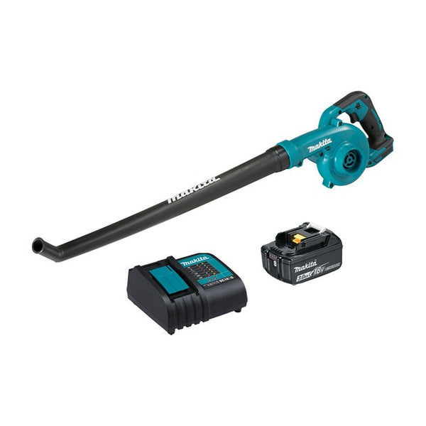 Makita 18V Blower Kit, Long Nozzle - Includes 1 x 3.0Ah Battery & Charger