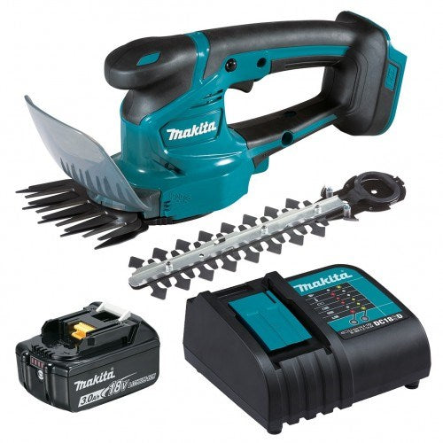 Makita 18V 160mm Grass Shear Kit - Includes 1 x 3.0Ah Battery & Charger