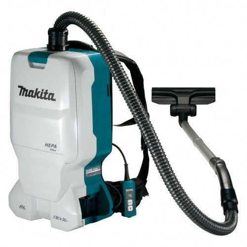 Makita 18Vx2 BRUSHLESS 6 Litre Backpack Vacuum - Tool Only