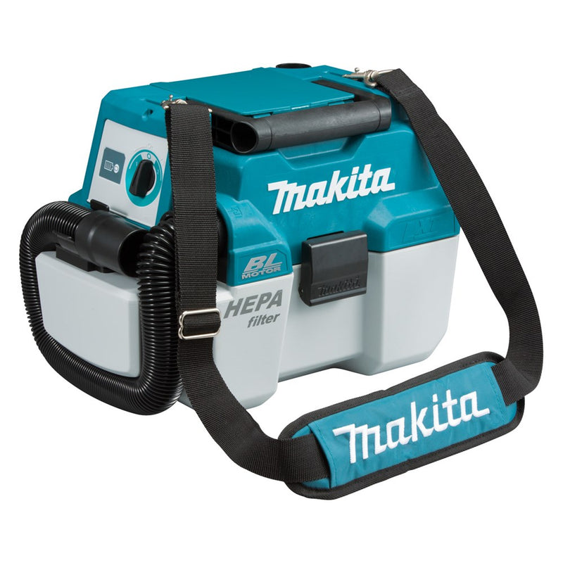 Makita 18V BRUSHLESS Wet/Dry Dust Extraction Vacuum - Tool Only