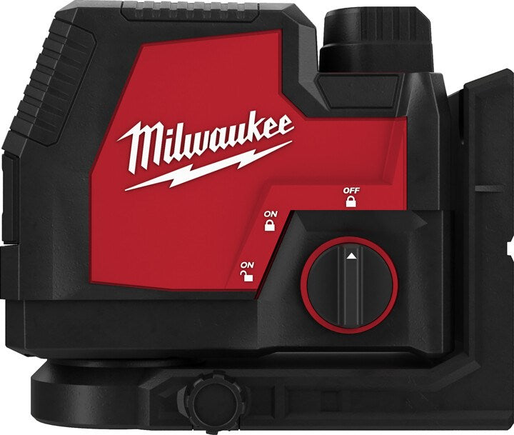 Milwaukee REDLITHIUM? USB Rechargeable Cross Line Laser Kit (1x 3.0Ah, Case)