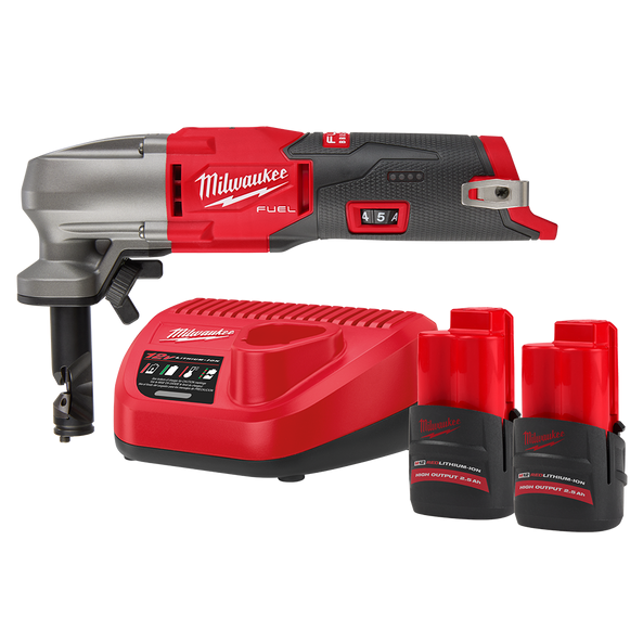 Milwaukee M12 FUEL 16 Gauge Nibbler Kit