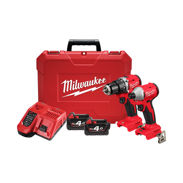 Milwaukee M18 Cordless  Brushless 2 Piece Power Pack 2D3