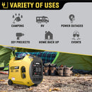 MaxWatt 3.5kW Inverter Generator 3200W Rated 145cc MX3500ISE