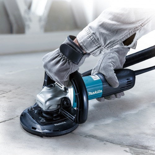 Makita 125mm (5") Concrete Planer, 1,400W, with MakPac case, Diamond wheel not included