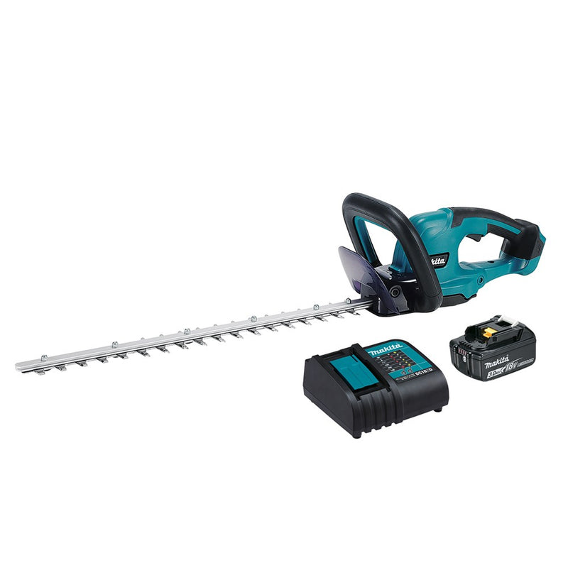 Makita 18V 500mm Hedge Trimmer Kit - Includes 1 x 3.0Ah Battery & Charger