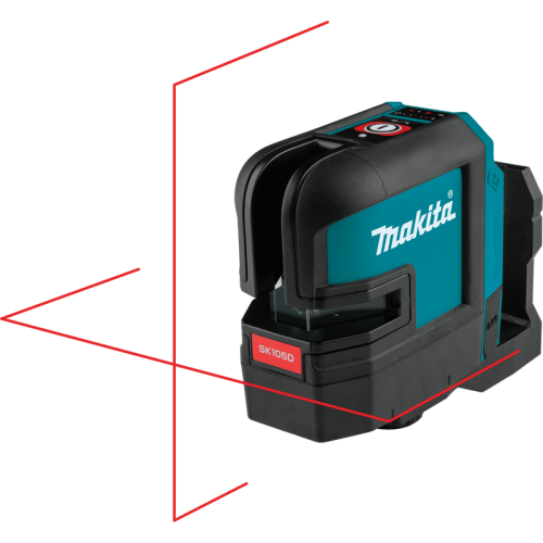 Makita 12V Max Red Cross Line Laser (Lines - 1 Vertical, 1 Horizontal) - Tool Only