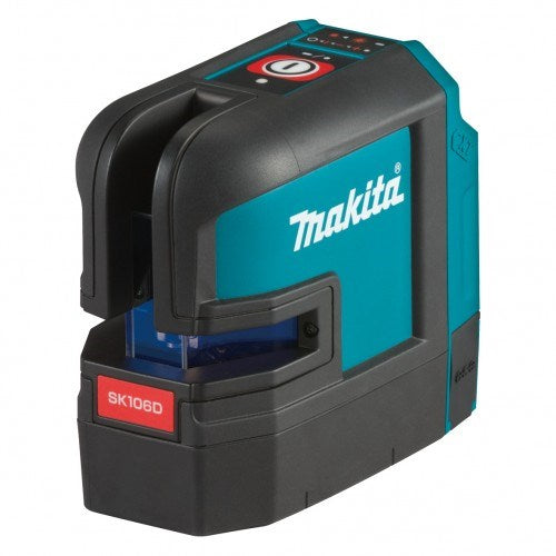 Makita 12V Max Red 4 Point Cross Line Laser (Lines - 1 Vertical, 1 Horizontal) - Tool Only