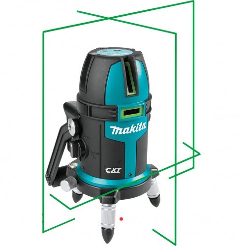 Makita 12V Max GREEN Cross Line Laser (Lines - 3 Vertical, 1 Horizontal) - Tool Only                               
INCLUDES BONUS 12V Max Driver Drill Kit (DF333DWY), While stock lasts