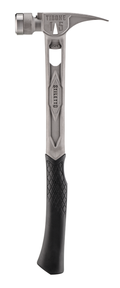 Milwaukee STILETTO TIBONE 15oz Smooth Titanium Framing Hammer