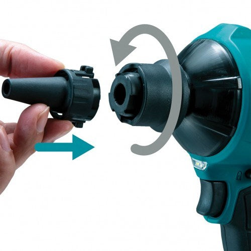 Makita 40V Max BRUSHLESS Dust Blower - Includes 1 x 2.5Ah Battery & Standard Single Port Charger & Tool Bag