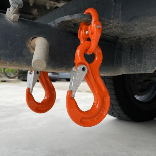 Austlift G80 Vehicle Chain Safety Hook Set 8mm - Toolup Australia