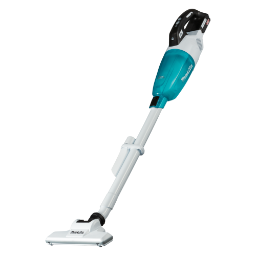Makita 40V Max BRUSHLESS Stick Vacuum, Push Button Switch, HEPA Filter, White Housing - Tool Only