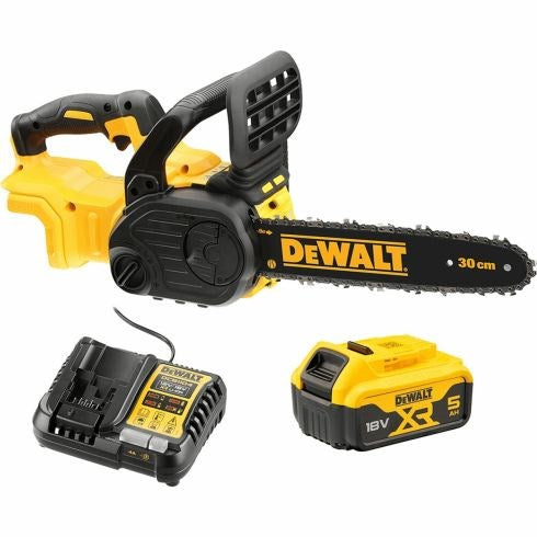 DeWalt DCM565P1-XE 18V 5.0Ah Li-Ion XR Cordless Brushless Compact 300mm (12") Chainsaw Combo Kit