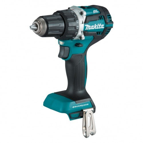 Makita 18V COMPACT BRUSHLESS Heavy Duty Driver Drill Kit - Includes 2 x 3.0Ah Batteries, Rapid Charger & Carry Case