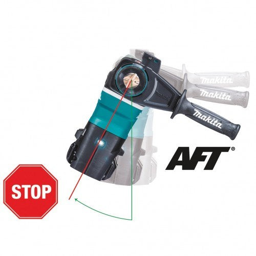 Makita 18Vx2 BRUSHLESS AWS* 40mm SDS Max Rotary Hammer Kit  - Includes 2 x 6.0Ah Batteries, Dual Port Rapid Charger & *AWS Receiver sold separately (198901-5)