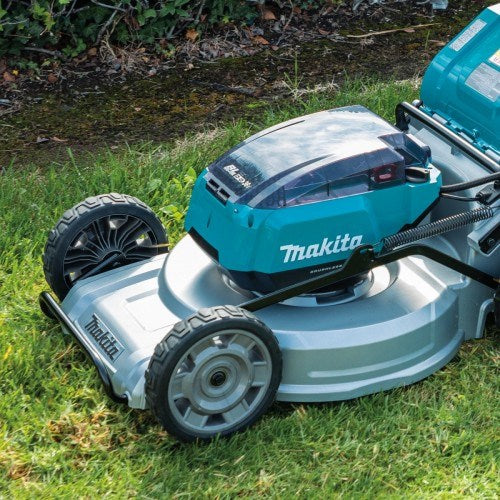 Makita 18Vx2 BRUSHLESS Self-Propelled 534mm (21") Lawn Mower, Aluminium Deck - Tool Only