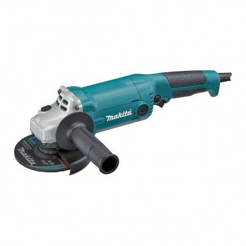 Makita 125mm (5") Angle Grinder, 1050W, SJS, anti-vibration handle