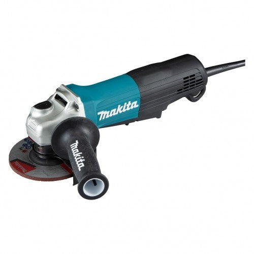 Makita 125mm (5") Angle Grinder, 1300W, Anti-restart, soft start