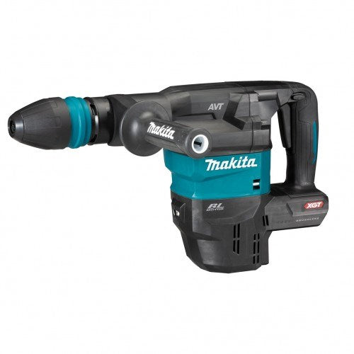 Makita 40V Max BRUSHLESS SDS Max Demolition Hammer Kit - Includes 2 x 4.0Ah Battery, Single Port Rapid Charger & Plastic Case