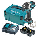 Makita 18V BRUSHLESS 1/2" Detent Pin Impact Wrench, 700Nm - Includes 2 x 5.0Ah Batteries, Rapid Charger & Makpac Case - Toolup Australia