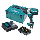 Makita 18V BRUSHLESS 3/4" Impact Wrench Kit - Includes 2 x 5.0Ah Batteries, Rapid Charger & Carry Case - Toolup Australia