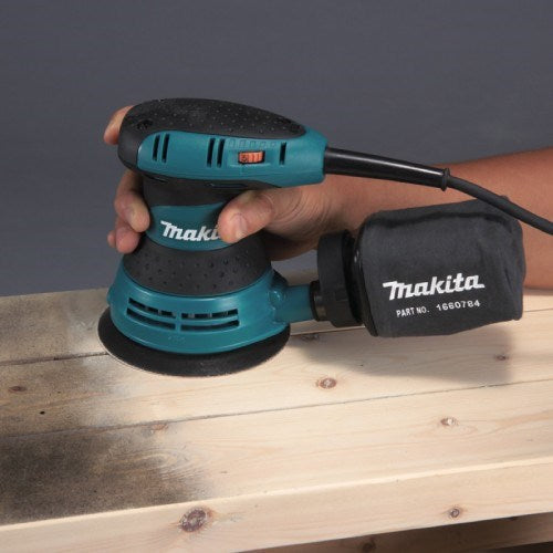 Makita 125mm (5') Random Orbit Sander, 300W - Toolup Australia