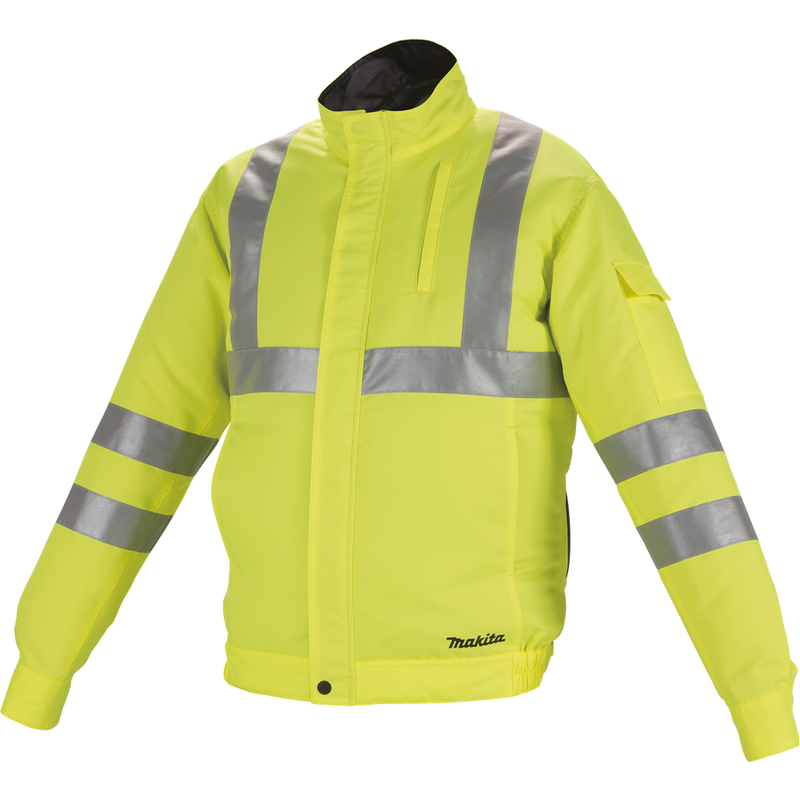 Makita 12V Max - 18V Dual Zone High Visibility Fan Jacket (Large) - Tool Only - Toolup Australia