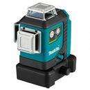 Makita 12V Max GREEN 3x 360Â° Line Laser (Lines - 4 Vertical, 4 Horizontal) - Tool Only - Toolup Australia
