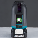 Makita 12V Max GREEN 4 Point Cross Line Laser (Lines - 1 Vertical, 1 Horizontal) - Tool Only - Toolup Australia