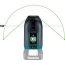 Makita 12V Max GREEN Cross Line Laser (Lines - 1 Vertical, 1 Horizontal) - Tool Only - Toolup Australia