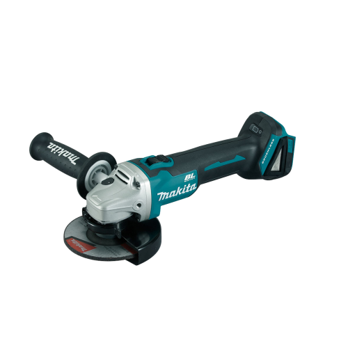 Makita 18V BRUSHLESS 125mm Slide Switch Brake Angle Grinder Kit - Includes 2 x 5.0Ah Batteries - Toolup Australia